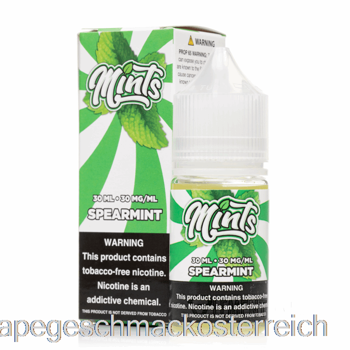 Salze Der Grünen Minze – Mints Vape Co – 30 Ml, 30 Mg Vape-Geschmack